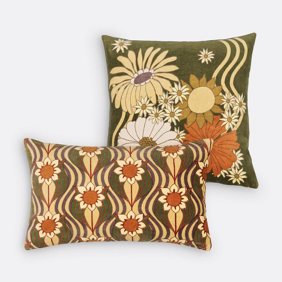 La Redoute Intérieurs Housse de Coussin Annie Velours 45x45 cm  