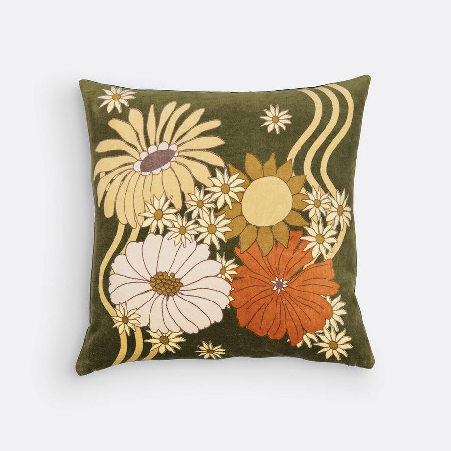 Housse de coussin en velours 45X45 cm