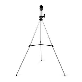 Nedis  Télescope | Ouverture : 50 mm | Longueur focale : 600 mm | Viseur : 5 x 24 | Hauteur de travail maximale : 125 cm | Trépied | Noir / Blanc 