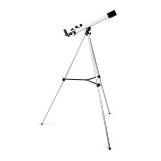 Nedis  Telescopio | Apertura: 50 mm | Lunghezza focale: 600 mm | Mirino: 5 x 24 | Altezza massima di lavoro: 125 cm | Treppiede | Nero / Bianco 