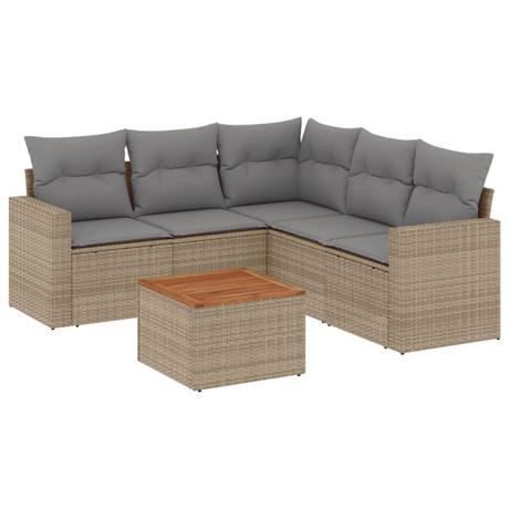 VidaXL Garten sofagarnitur poly-rattan  