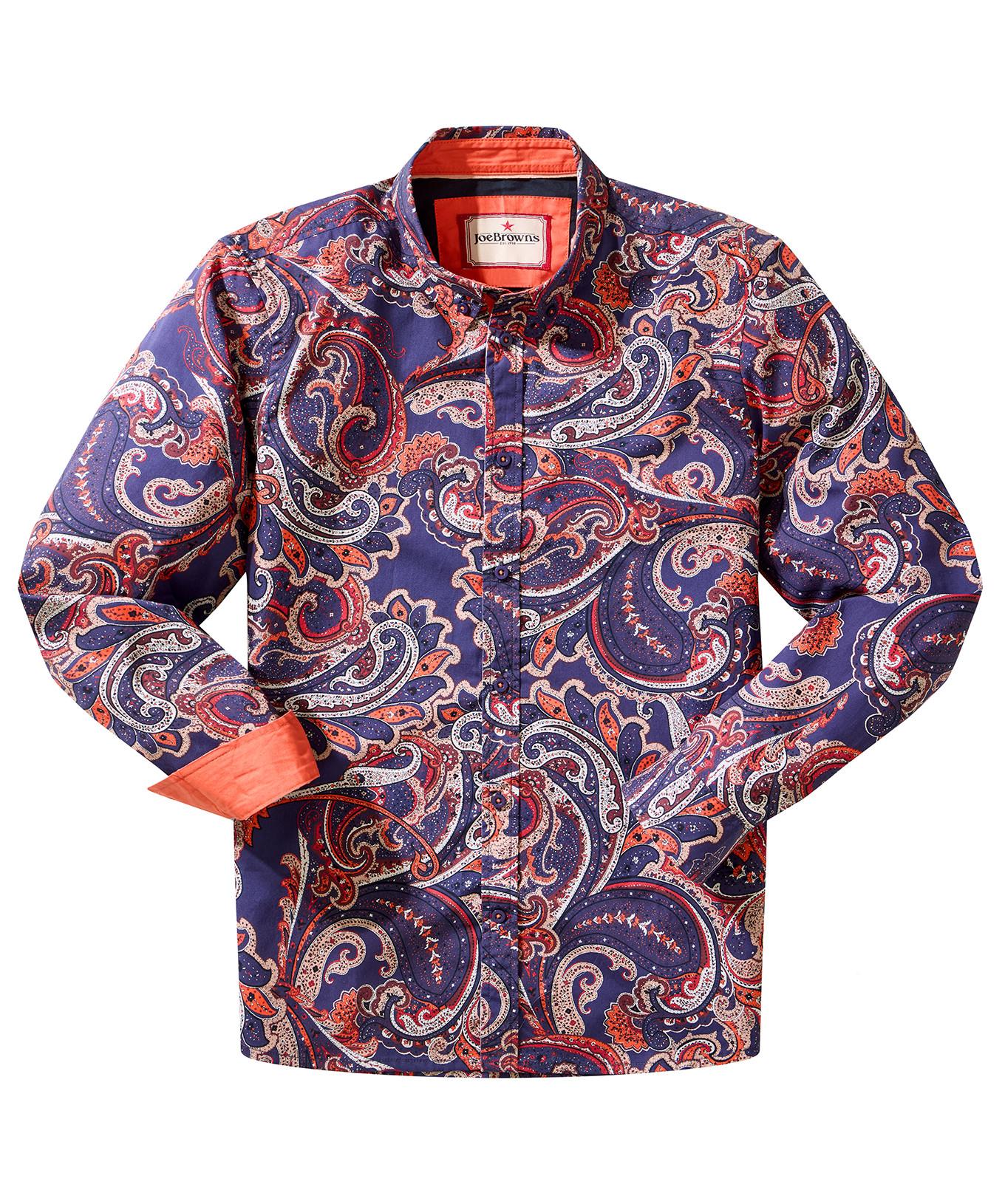 Joe Browns Langarmhemd Paisley Muster  