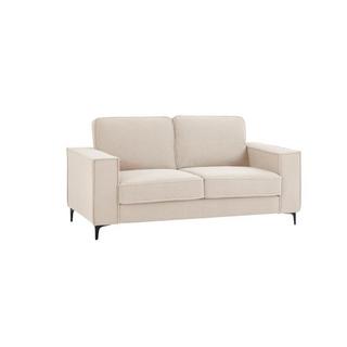 Vente-unique Sofa 2-Sitzer - Cord - Beige - OLMEDA  