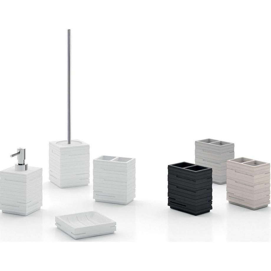 diaqua  Zahnbürstenhalter Quadrotto weiss 