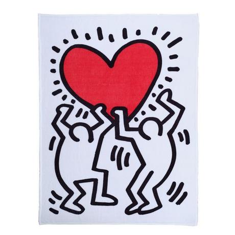 Keith Haring Blanket Love Fleecedecke  