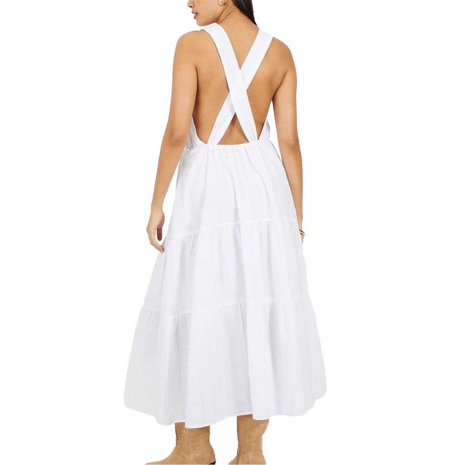 Brave Soul  Robe Milongue Sans Manches Motiftyle À Étages 