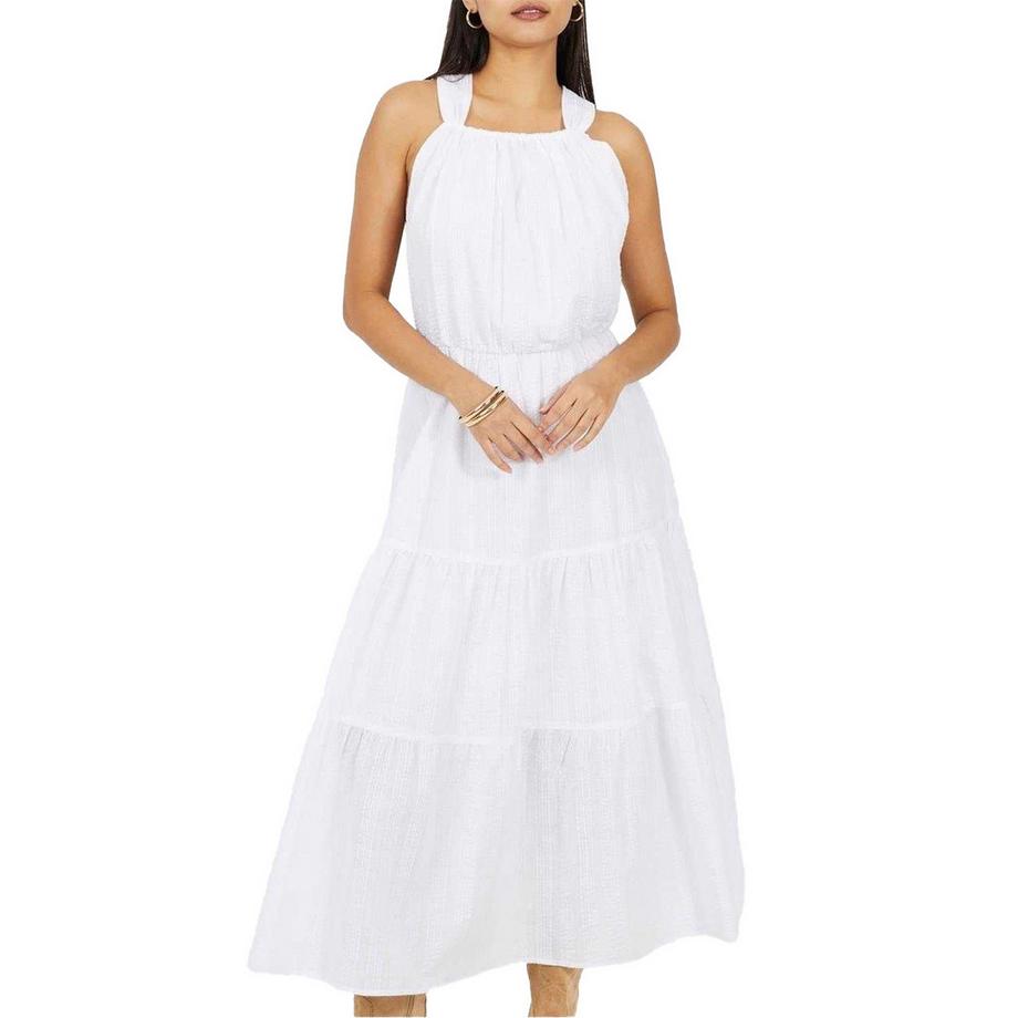 Robe Milongue Sans Manches Motiftyle À Étages