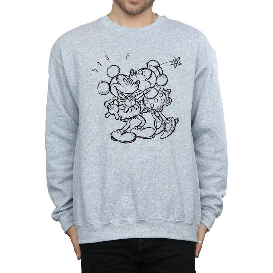 Disney Mickey et Minnie Mouse Sketch Sweatshirt  