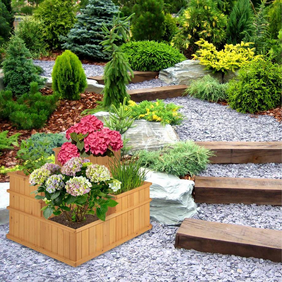 Northix 4-stöckiges Hochbeet  