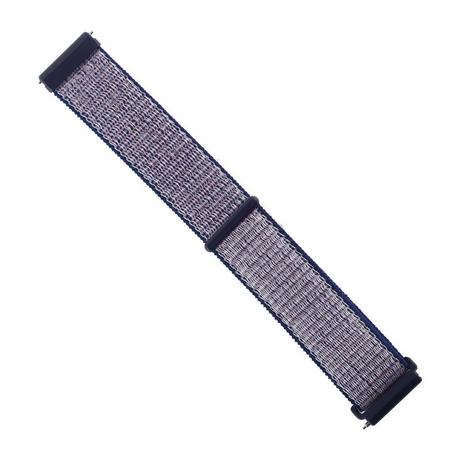 Cover-Discount  Fitbit Versa 1 / 2 - Bracelet en nylon avec velcro bleu 