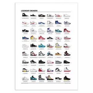 Art-Poster 50 x 70 cm - Legendary Sneakers - Olivier Bourdereau - 50 x 70 cm