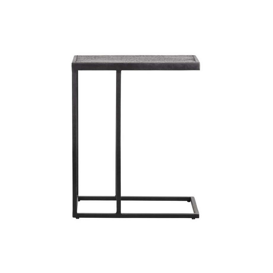 mutoni Table d&#039;appoint Febe en forme de U métal noir  