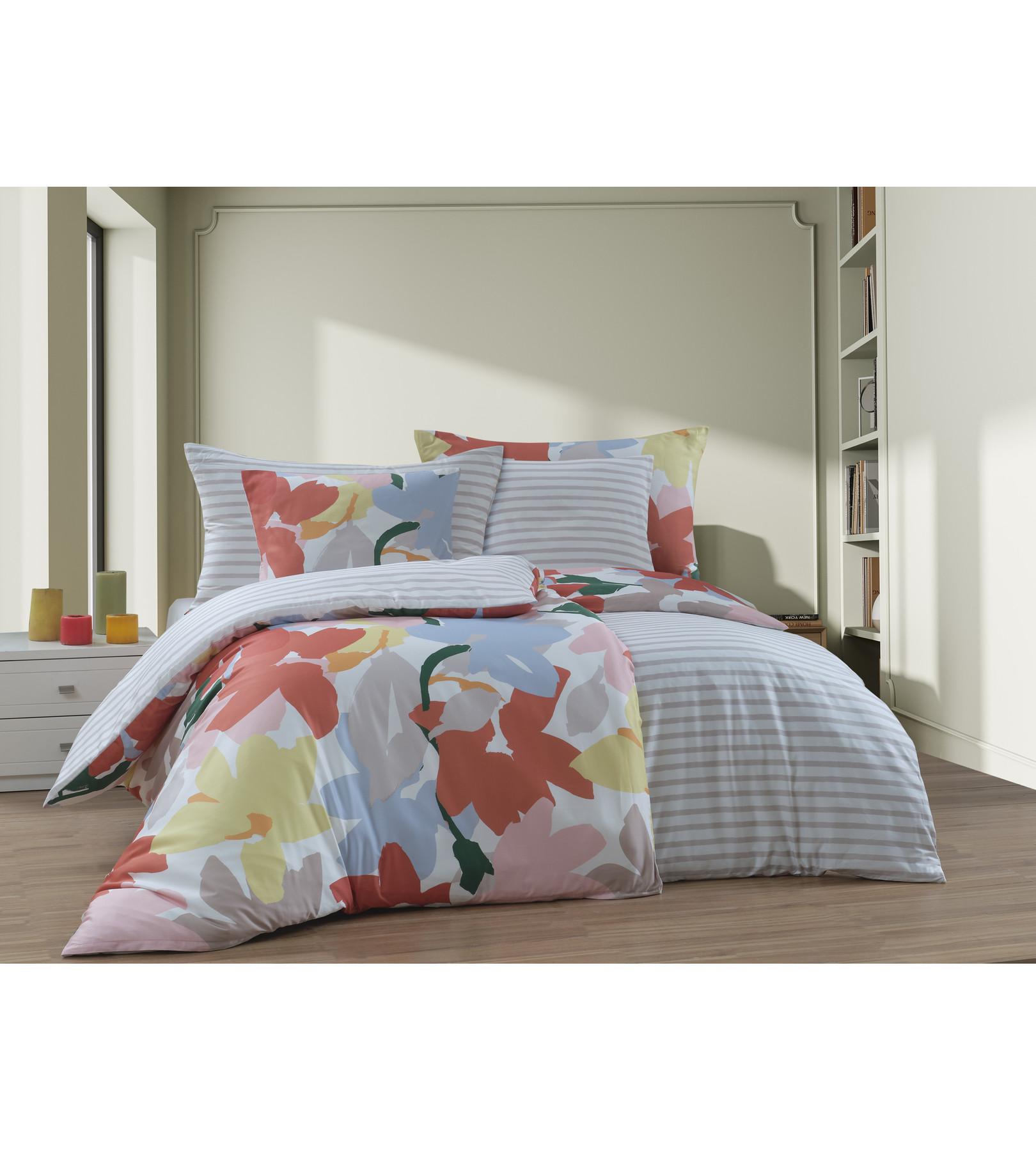 ESPRIT Rose Blumenmuster Kissenbezug  