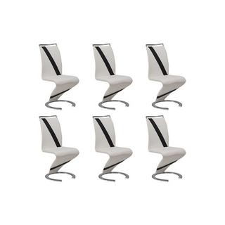 Vente-unique Lot de 6 chaises TWIZY Simili  