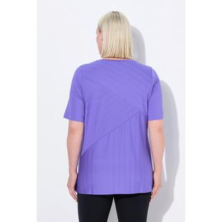 Ulla Popken T-shirt fonctionnel à manches longues col rond séchage rapide  