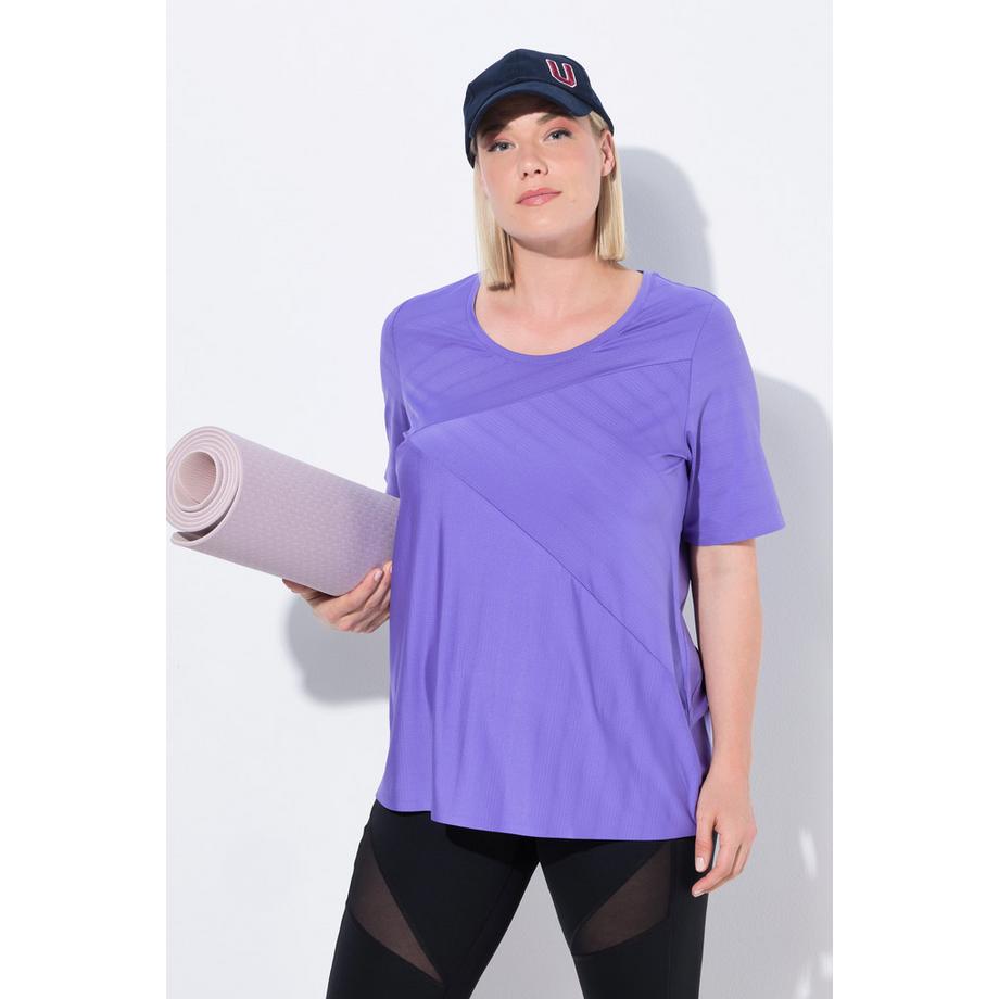 Ulla Popken Schnelltrocknendes Rundhals Langarm Funktionsshirt  