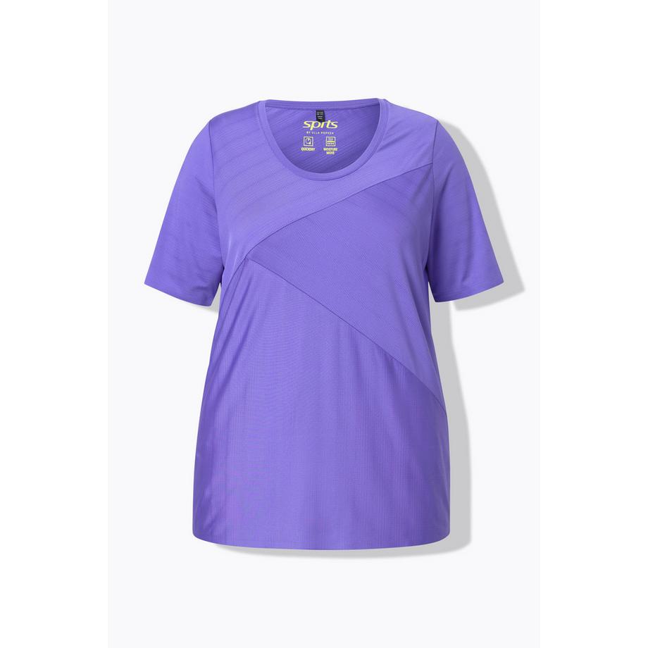 Ulla Popken Schnelltrocknendes Rundhals Langarm Funktionsshirt  