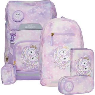 Beckmann  Schulrucksack Classic  6-teiliges Set Unicorn Princess Purple 