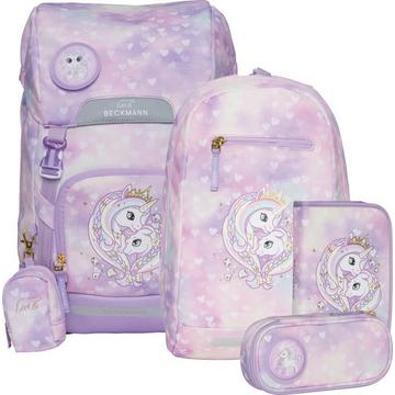 Schulrucksack Classic  6-teiliges Set Unicorn Princess Purple