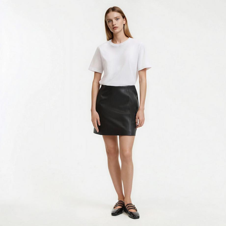 La Redoute Collections Mini-jupe en simili  