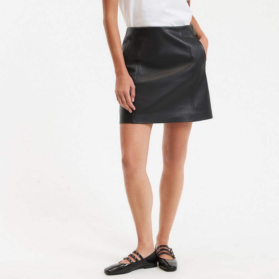 La Redoute Collections Mini-jupe en simili  