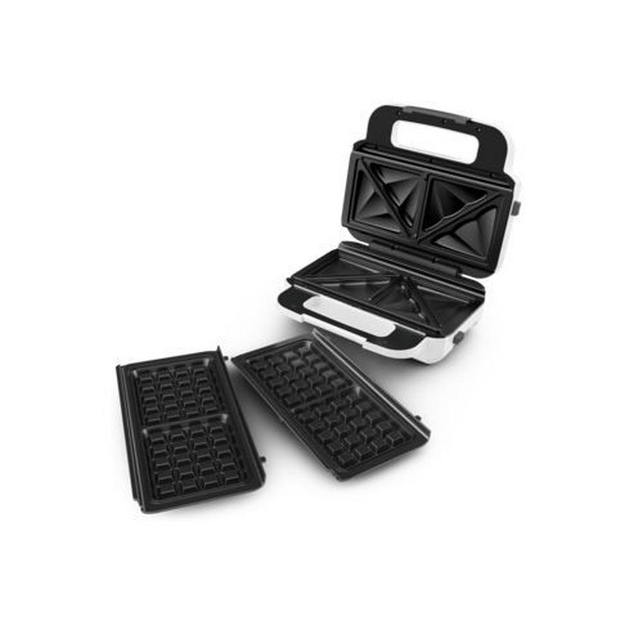 Tefal Gaufrier et Croque-monsieur Tefal Snack XL SW701110 850 W Blanc et Gris  