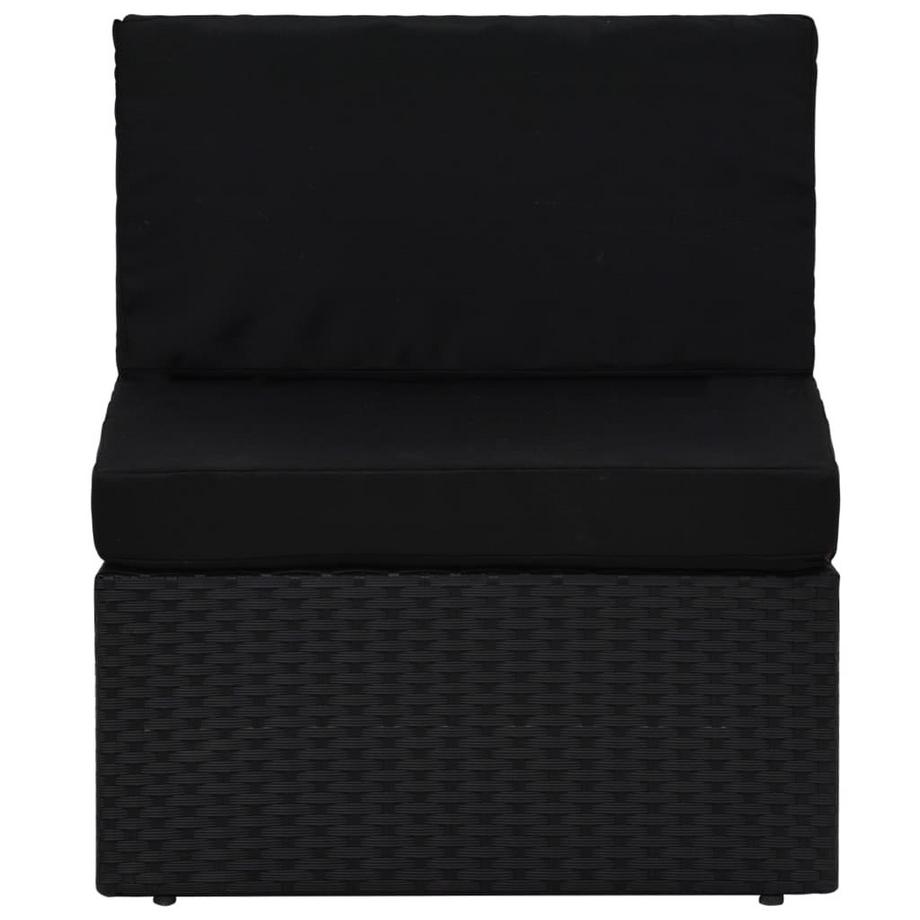 VidaXL Mittelsofa poly-rattan  