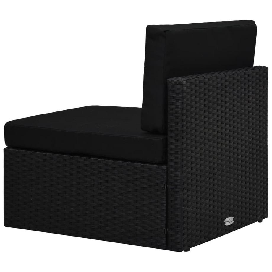 VidaXL Mittelsofa poly-rattan  
