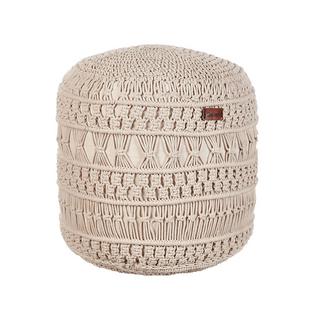 Beliani Pouf en Coton Boho THAKOT  