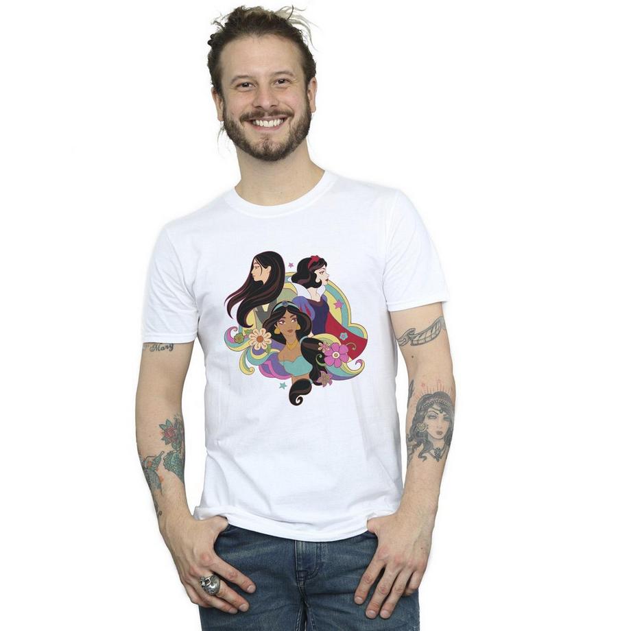Disney Princesses T-Shirt Stampa Grafica  