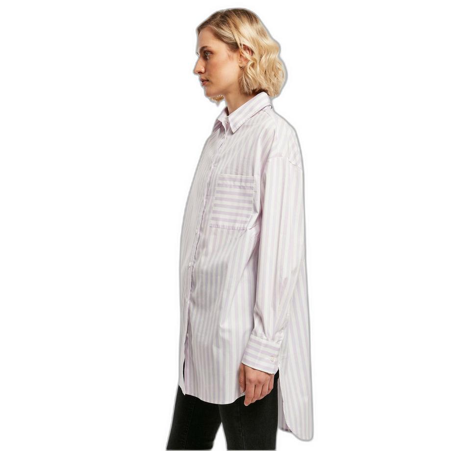 URBAN CLASSICS Daenhed Oversized Stripe Camicia  