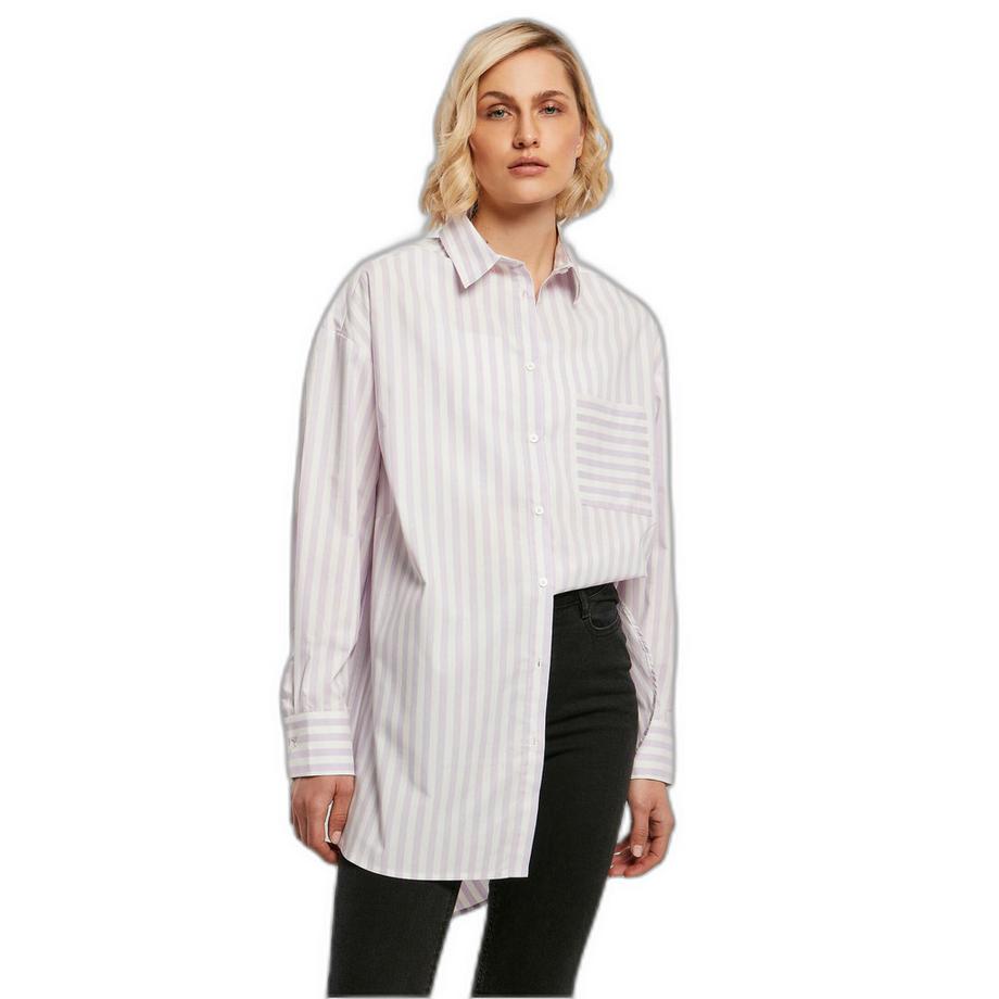 URBAN CLASSICS Daenhed Oversized Stripe Camicia  