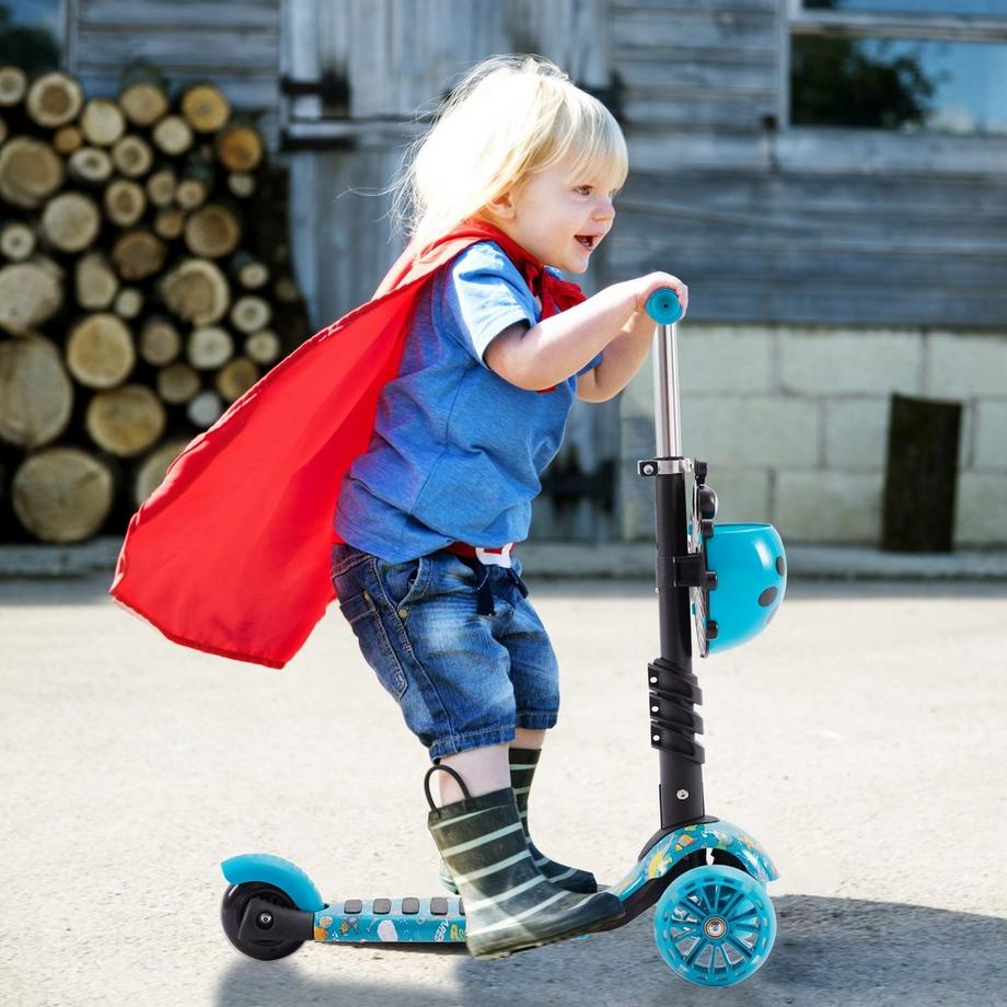 Arebos  AREBOS Monopattino bambini | Kick Scooter City Scooter | Pneumatici LED 