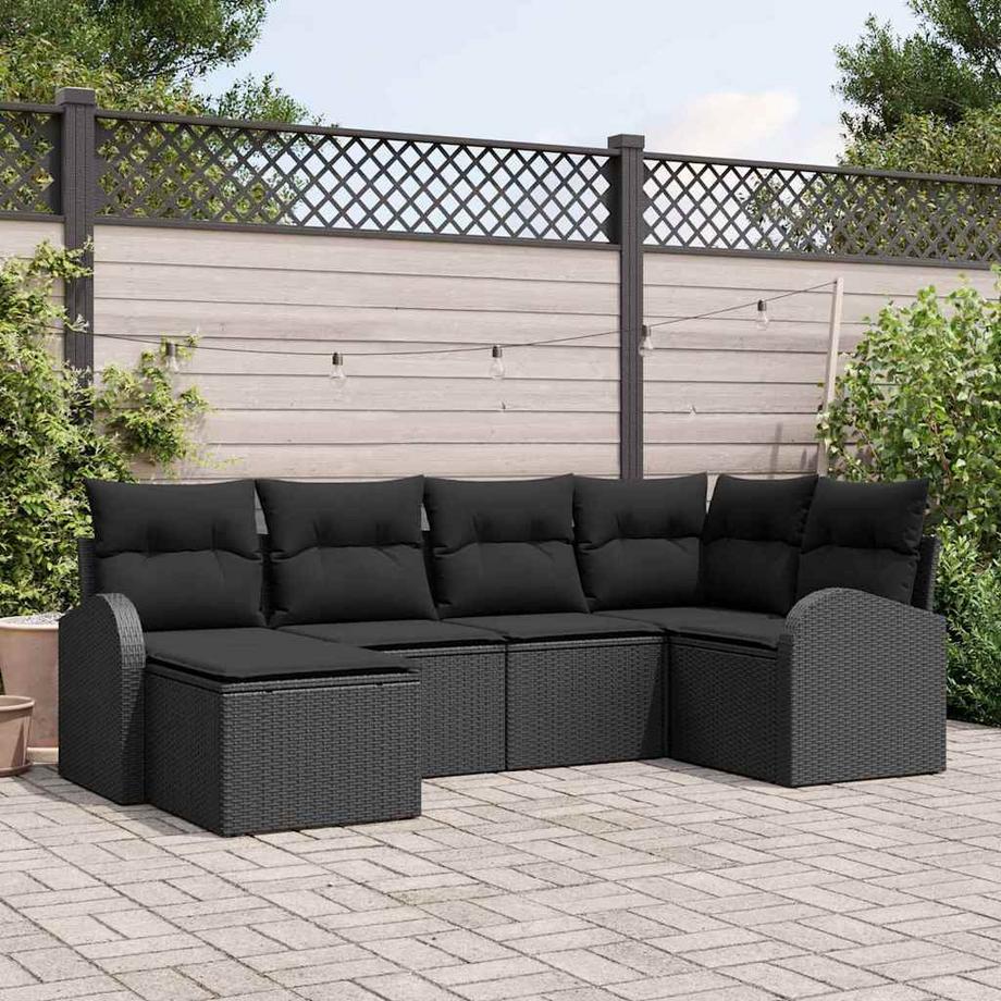 VidaXL Ensemble de canapé de jardin poly rattan  
