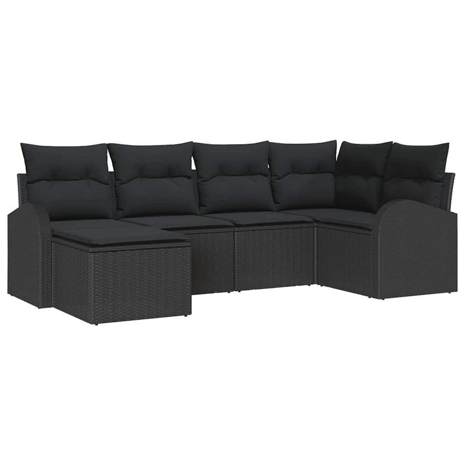 Ensemble de canapé de jardin poly rattan