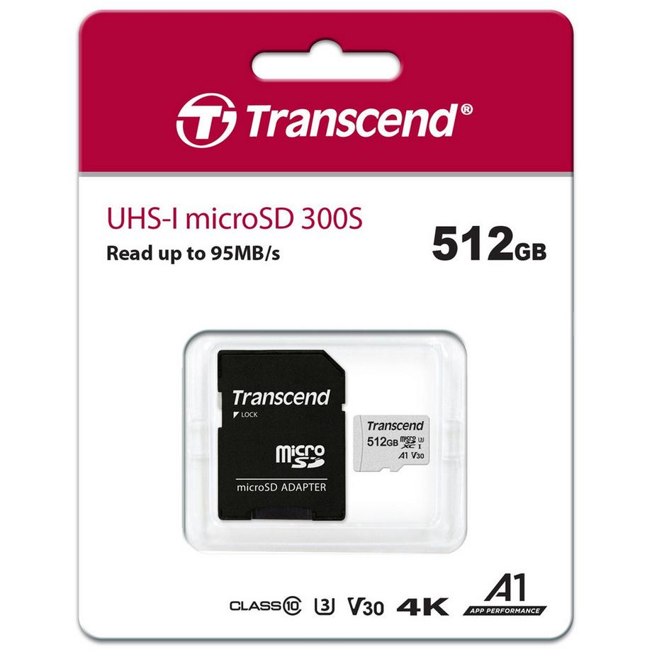 Transcend  microSDXC 512 GB U3 (R95/W40) 