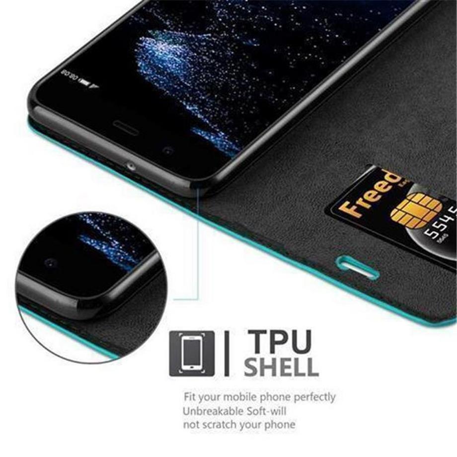 Cadorabo  Hülle für Huawei P10 PLUS Magnetverschluss, Kartenfach 