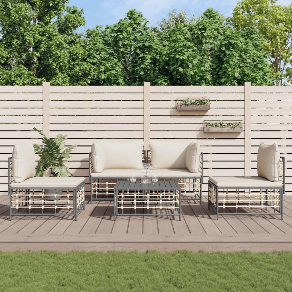 VidaXL Garten lounge set poly-rattan  