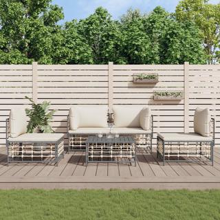 VidaXL Garten lounge set poly-rattan  