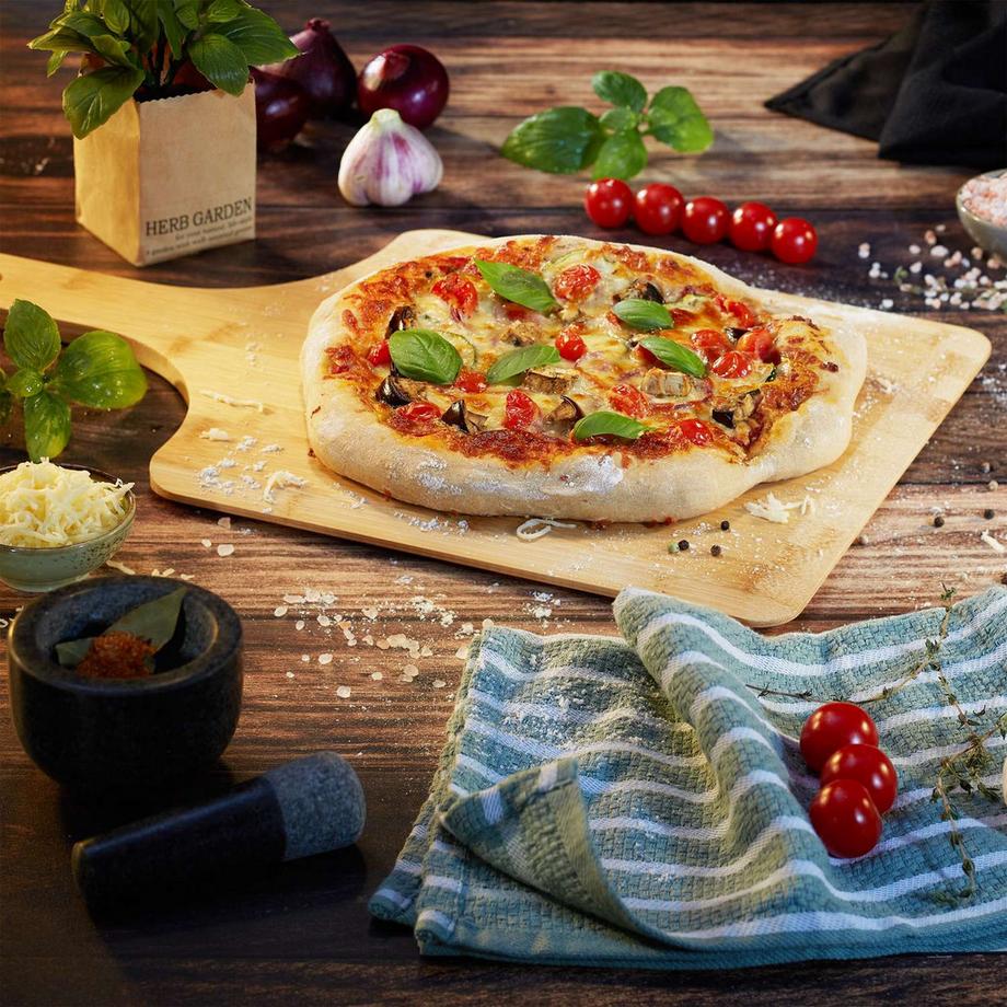 B2X Mini-pizzas en bambou - lot de 2  