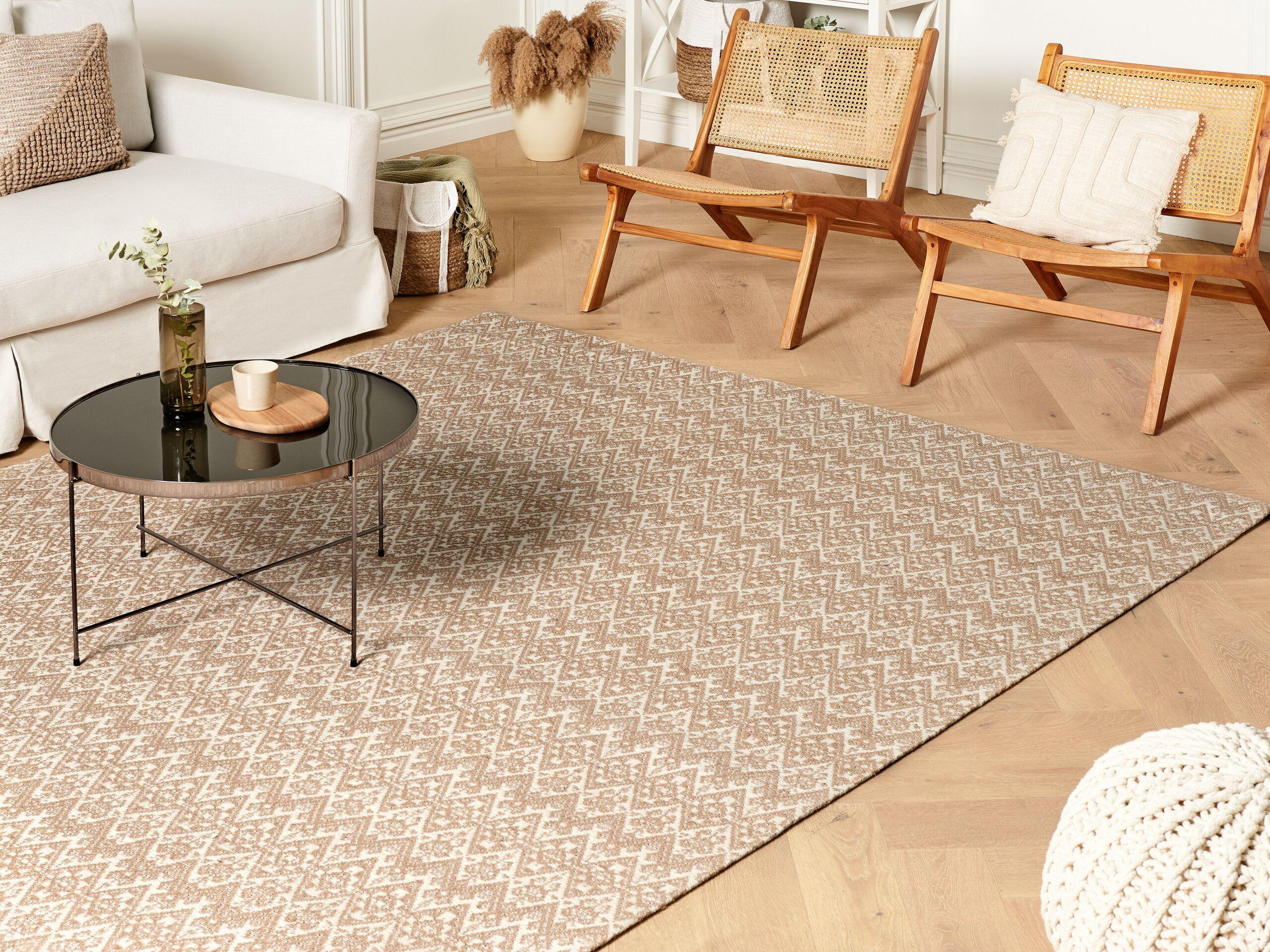 Beliani Tapis en Jute Traditionnel ATIMA  