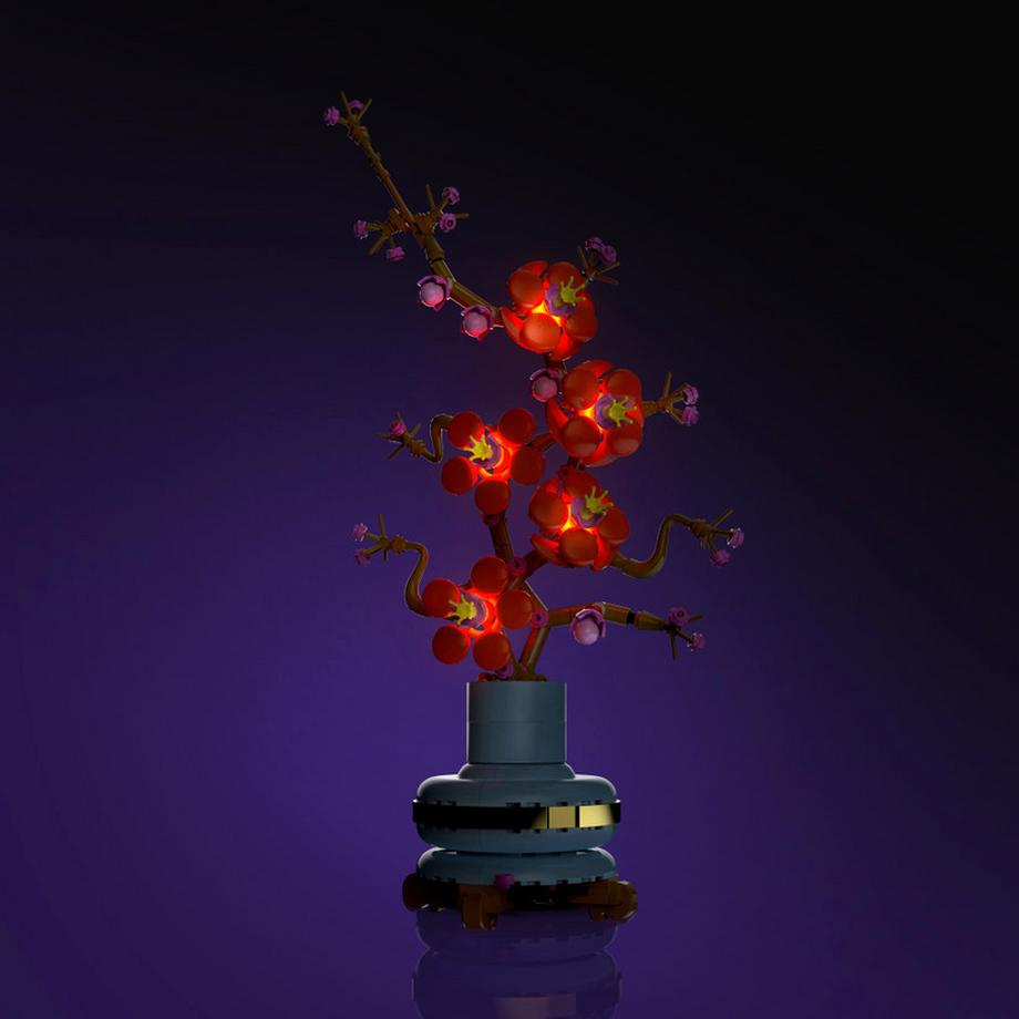 LMB 2.0 LED Licht für LEGO Icons Pflaumenblüte 10369