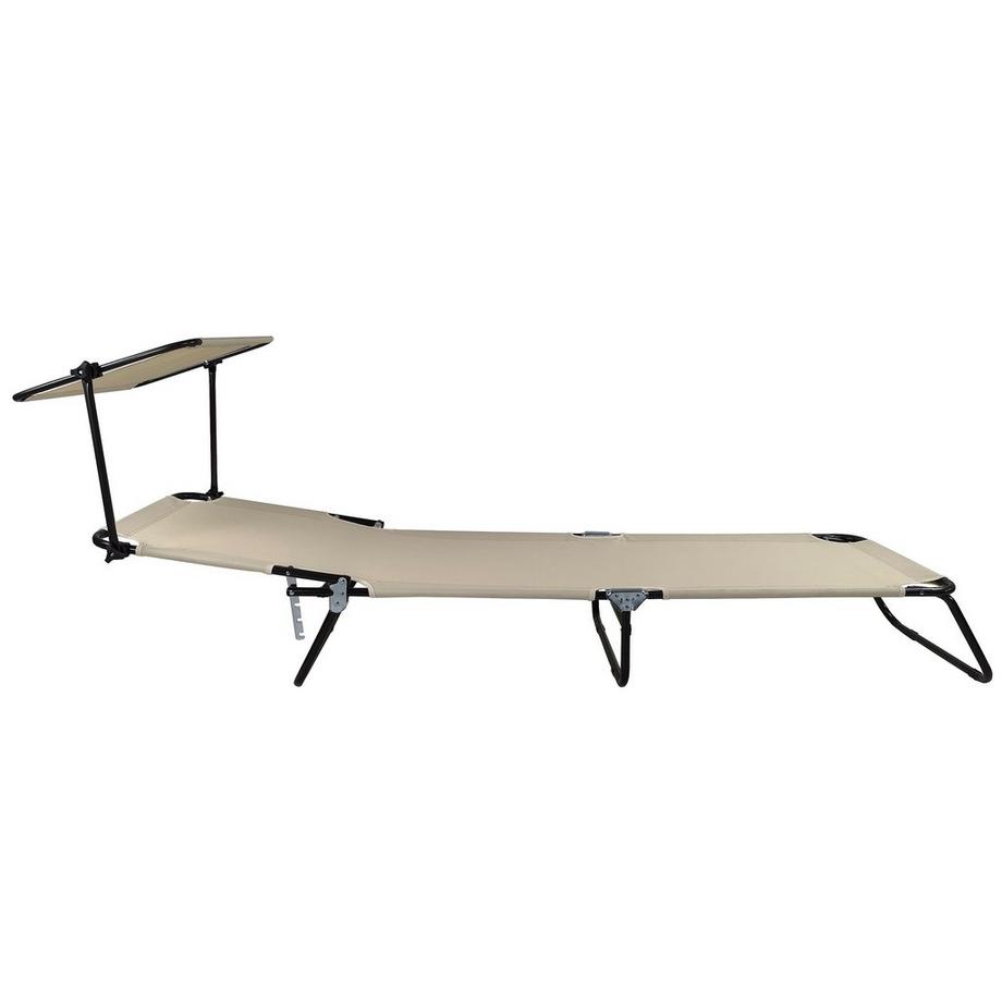VCM Chaise longue de jardin Chaise longue de soleil pliable pliable Chaise longue de balcon Toit  