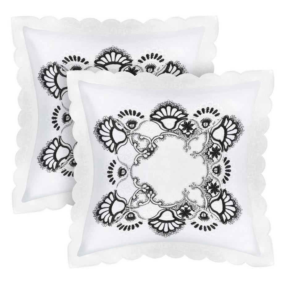 Avizar 2 Stk. Kissenbezüge Stickerei  