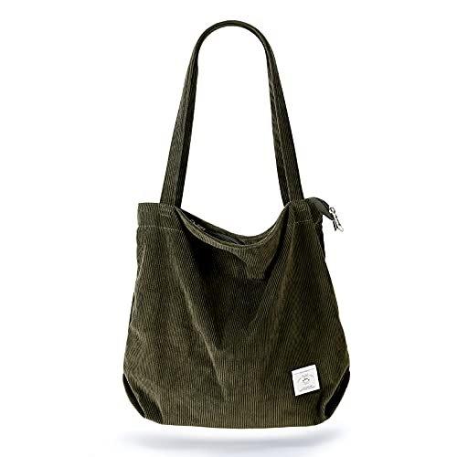 Only-bags.store Kordel Reissverschluss Umhängetasche Grosse Shopper Tragetasche Handtasche  