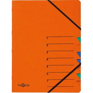 Pagna PAGNA Ordnungsmappe EASY A4 24061-12 orange 7 Fächer  