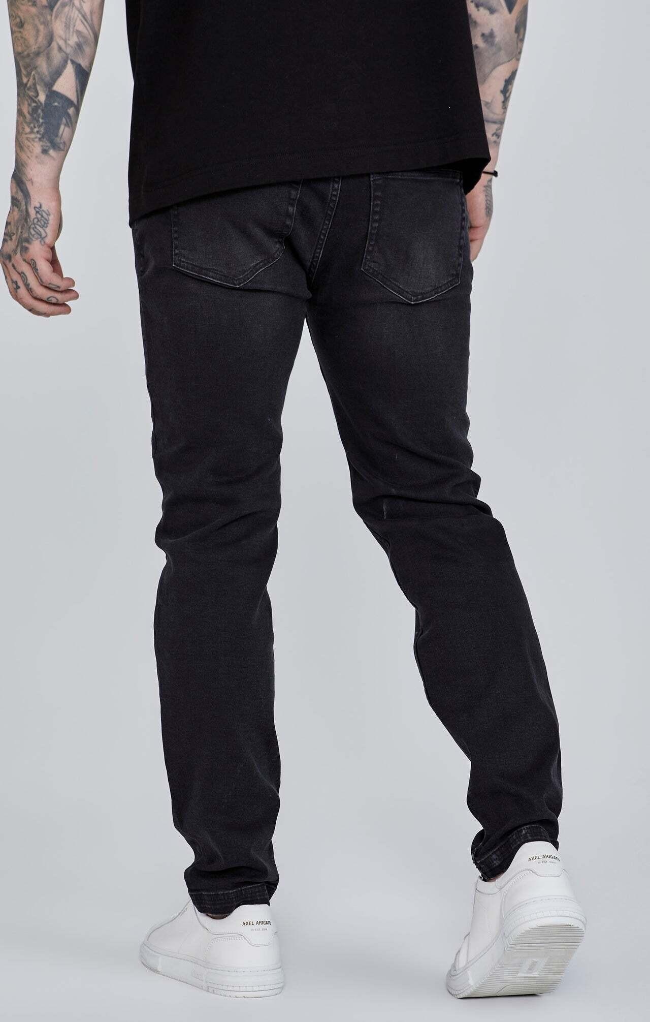 Sik Silk  Jeans Distressed Slim Fit Jeans 