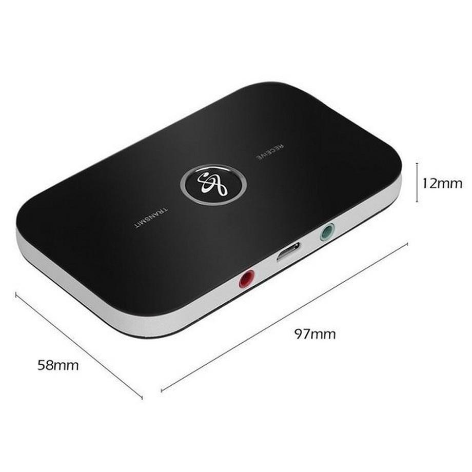 eStore  Ricevitore e trasmettitore audio wireless 2 in 1 