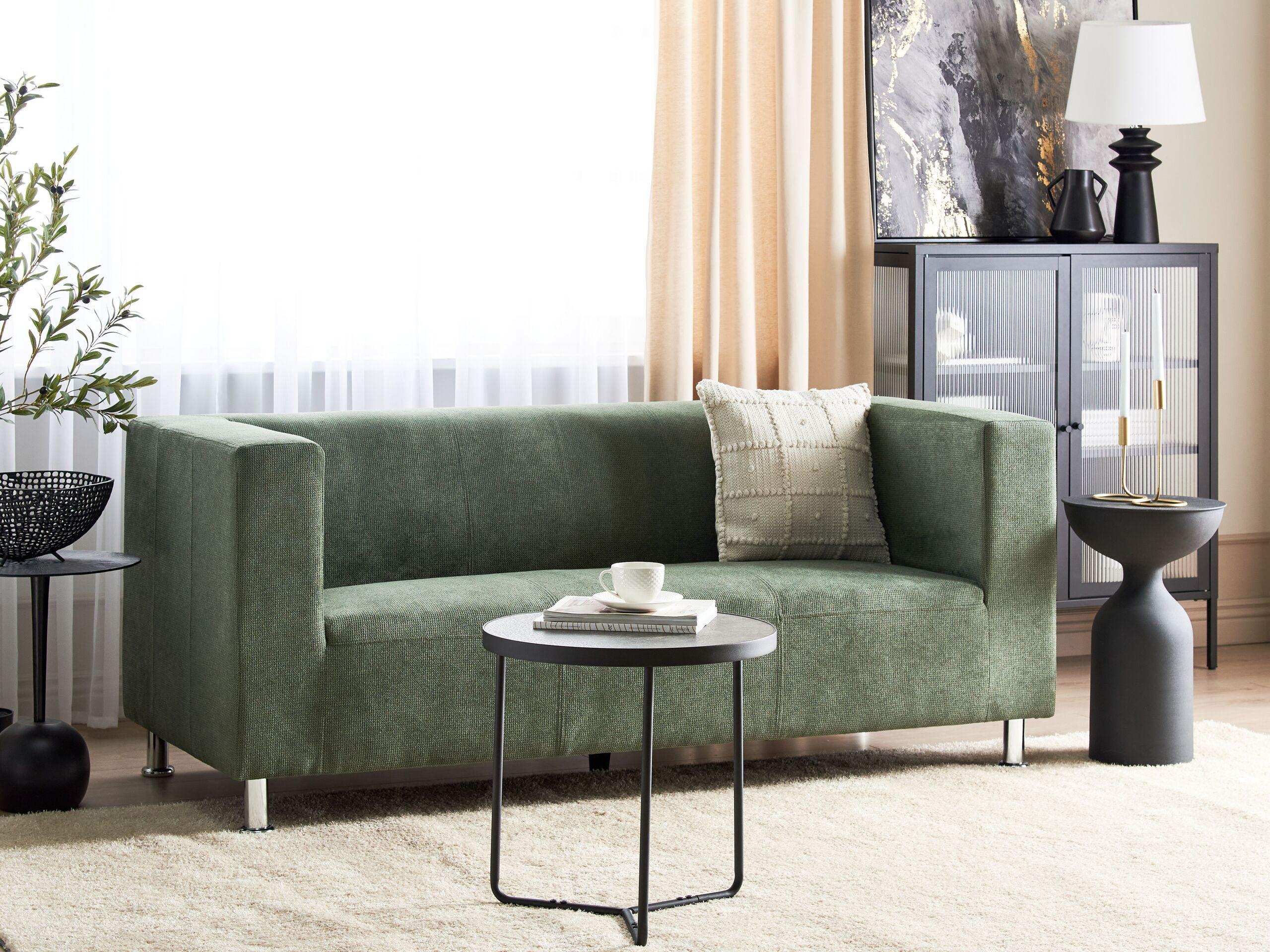 Beliani 3 Sitzer Sofa aus Chenillegewebe Modern FLORO  