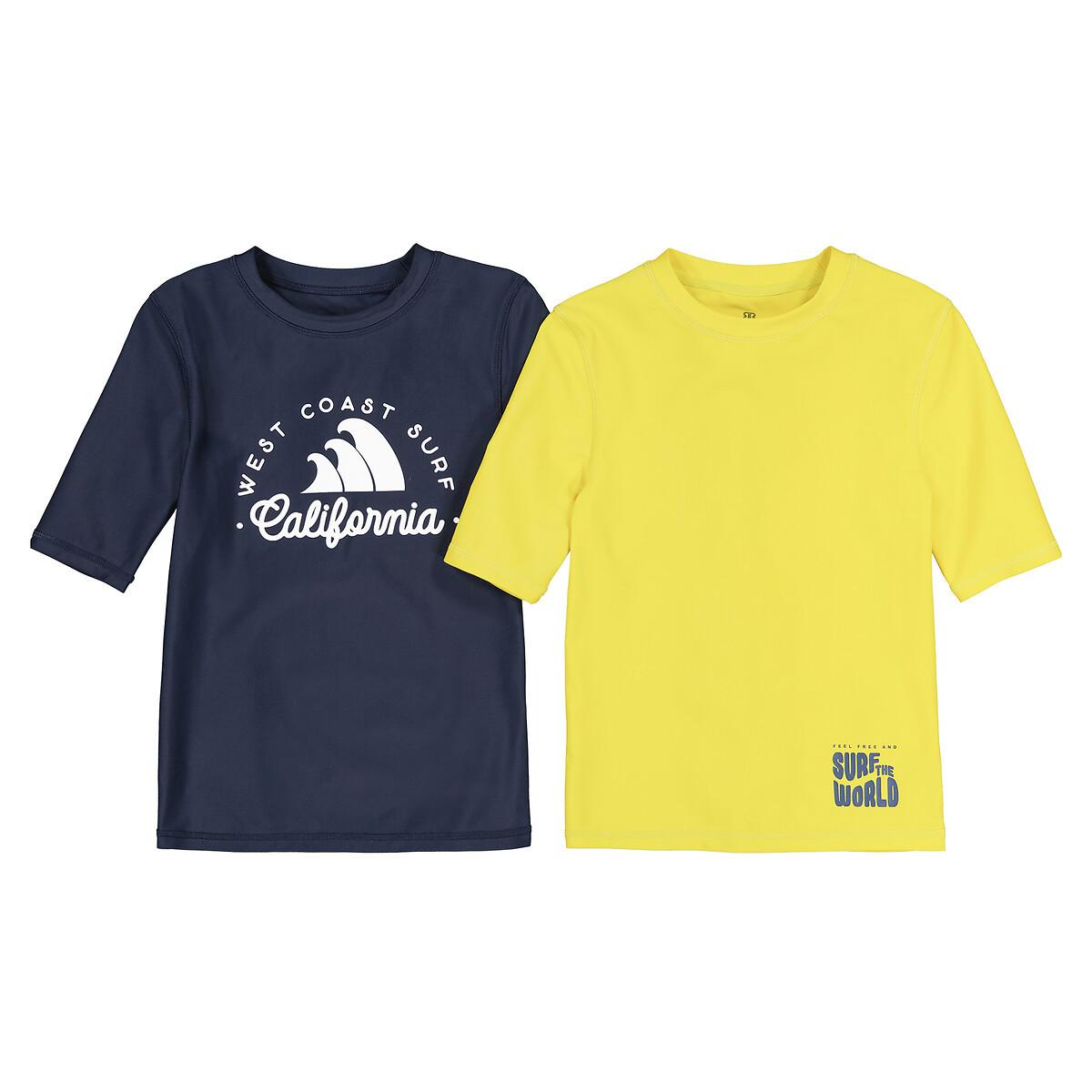 La Redoute Collections  2er-Pack Strandshirts mit UV-Schutz 